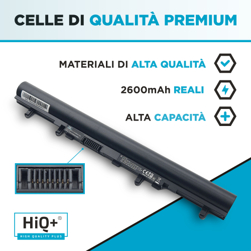 Batteria per Acer TravelMate P455-MG Alta Capacità 2600mAh