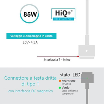 Alimentatore MagSafe 2 Apple MacBook Pro Retina 15 ME294xx/A 85W