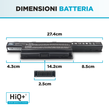 Batteria per Notebook eMachines E732Z-P622G32MNKK Alta Capacità