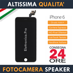 Apple iPhone 6 A1586 - Display Retina con Fotocamera + Speaker + Sensori - Nero