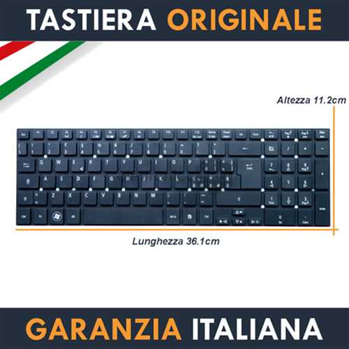 Tastiera Originale Packard Bell EasyNote LS11HR Italiana Autentica al 100%