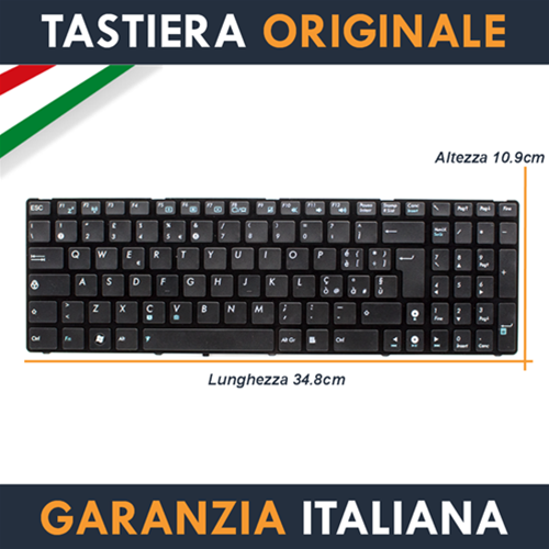 Tastiera Asus 9J.N2J82.C0E Originale Italiana per Notebook