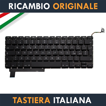 Tastiera Originale Apple MacBook Pro 15" Pollici A1286 Italiana dal 2009 al 2012 + Protezione Ultra Slim