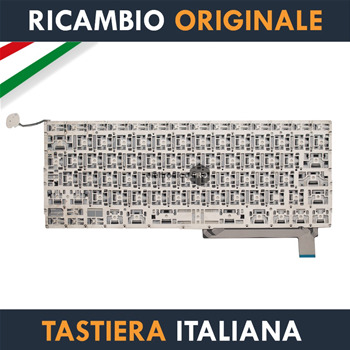 Tastiera Originale Apple MacBook Pro 15" Pollici A1286 Italiana dal 2009 al 2012 + Protezione Ultra Slim