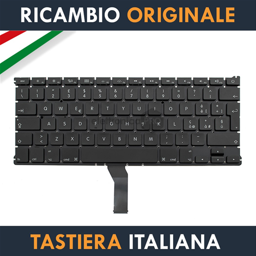 Tastiera Originale Apple MacBook Air 13" Pollici A1369 e A1466 Italiana + Protezione Ultra Slim