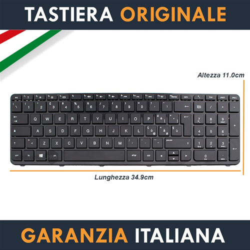 Tastiera Originale per Hp 15-R229NL Italiana per Notebook